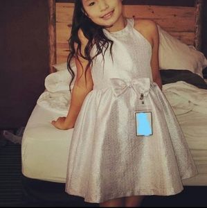 Size 10 silver party dress